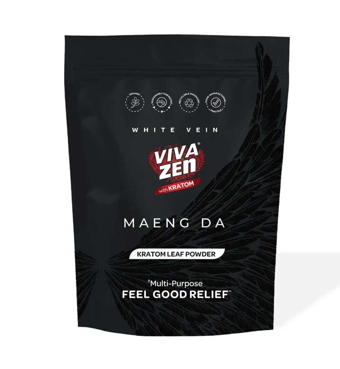 VIVAZEN White Maeng Da Kratom Powder